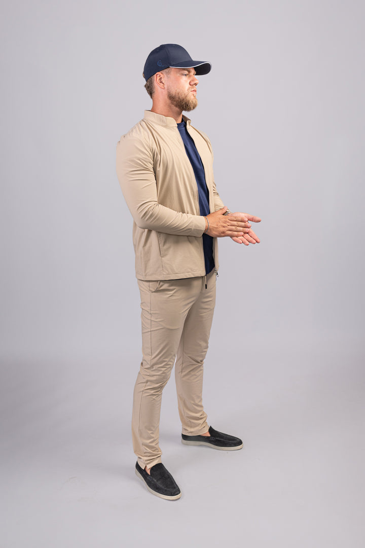 ALMOND BEIGE TRACKSUIT