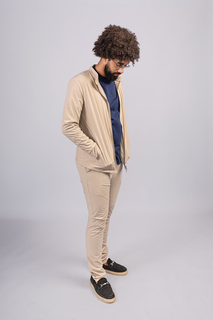ALMOND BEIGE TRACKSUIT