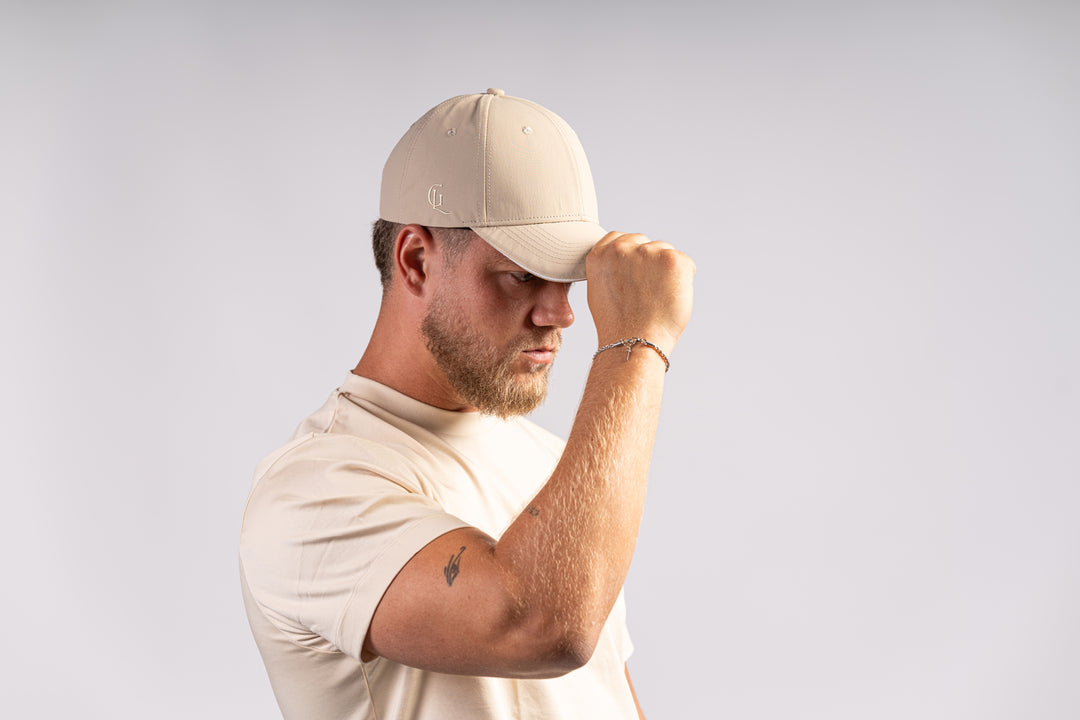 ALMOND BEIGE CAP
