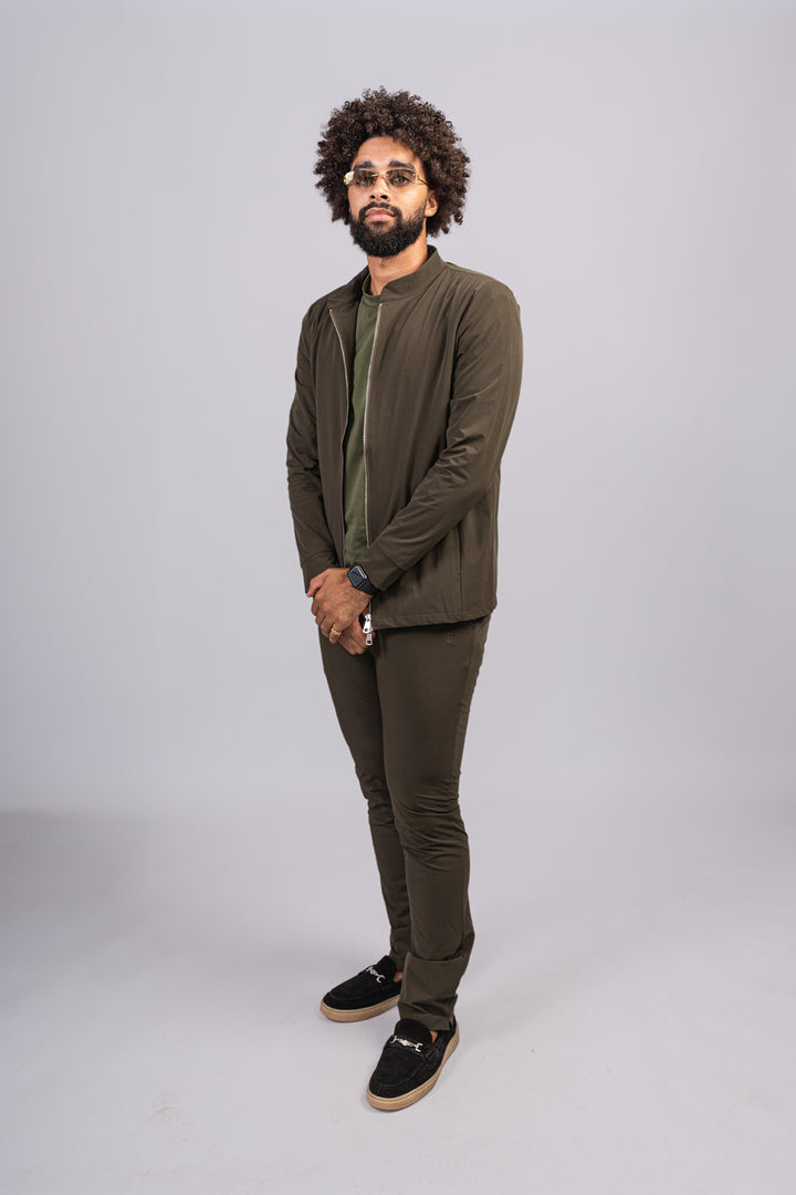 OLIVE GREEN TRACKSUIT