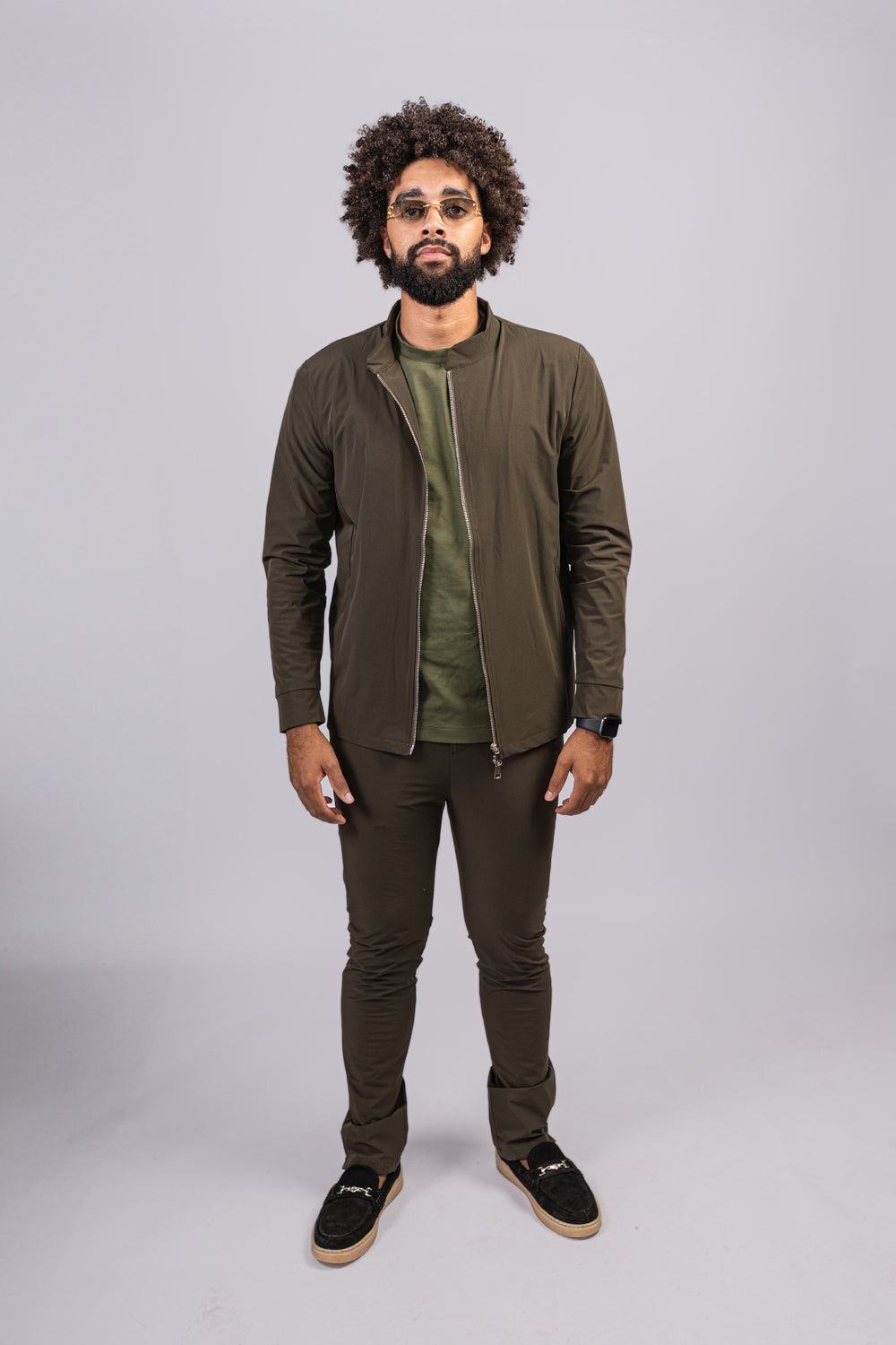 OLIVE GREEN TRACKSUIT