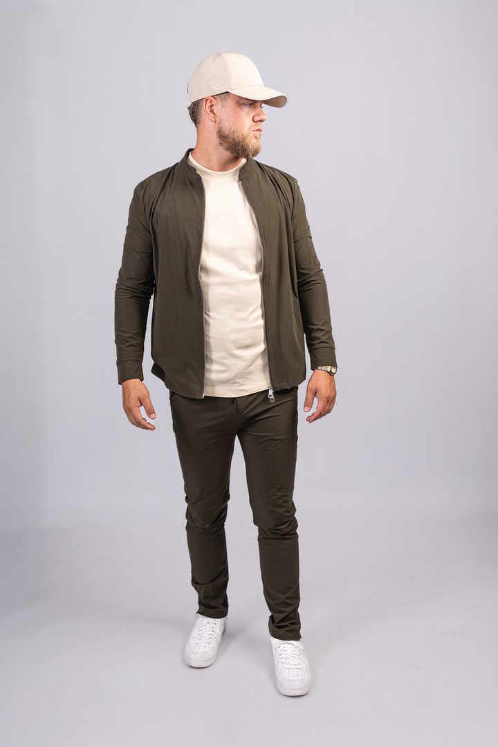 OLIVE GREEN TRACKSUIT